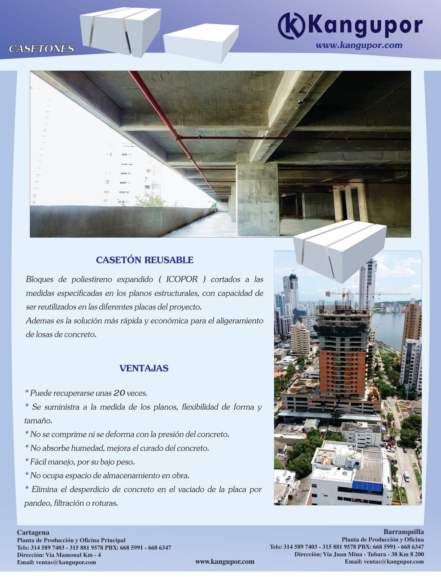 Neveras de icopor Kangupor
